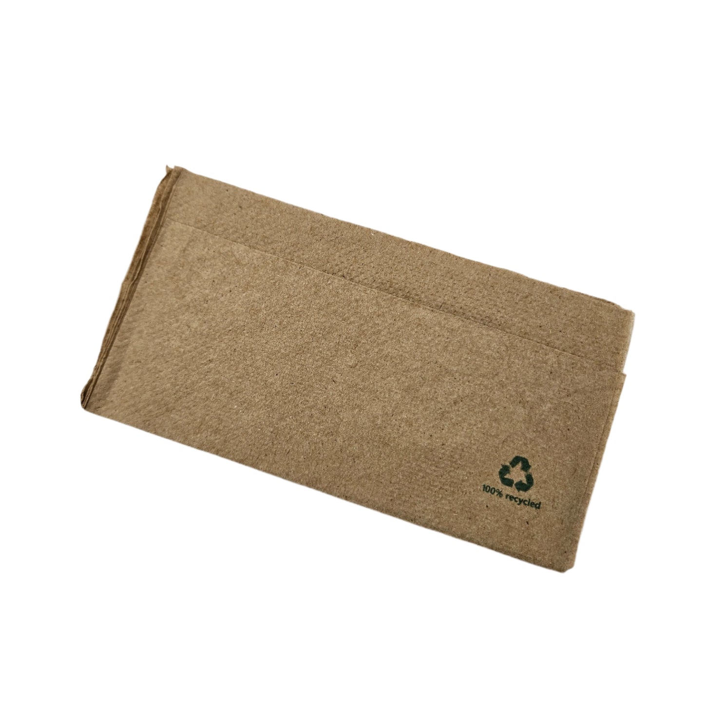 recycled paper serviette white background