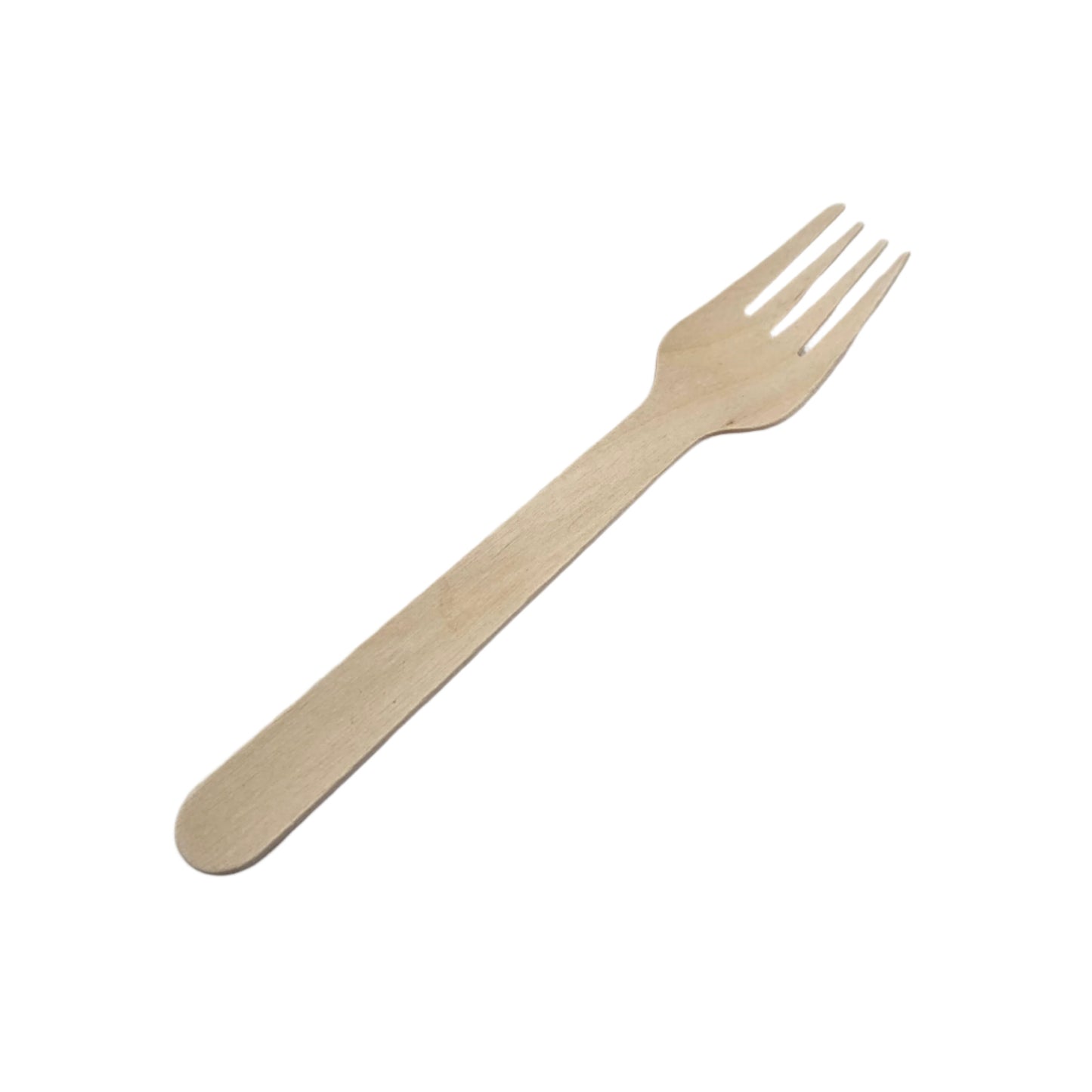1 fresh unused wooden fork for food