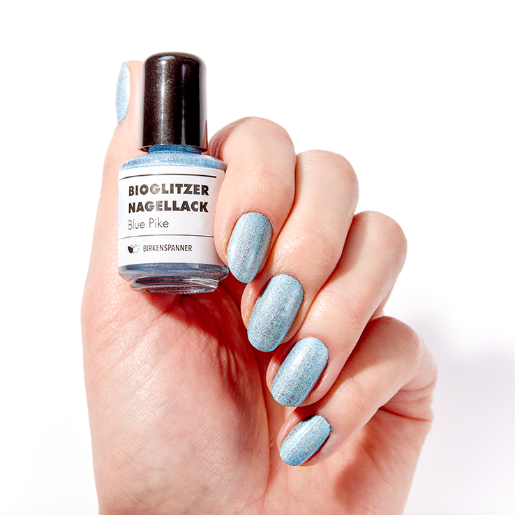 Bioglitzer Nagellack Blue Pike