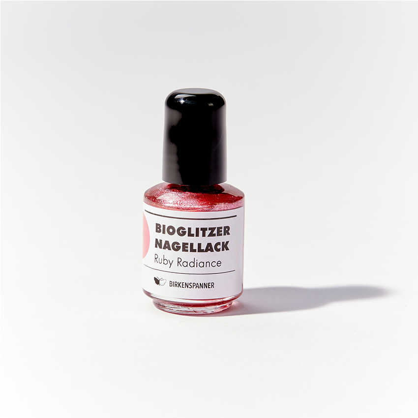 Bioglitzer Nagellack Ruby Radiance