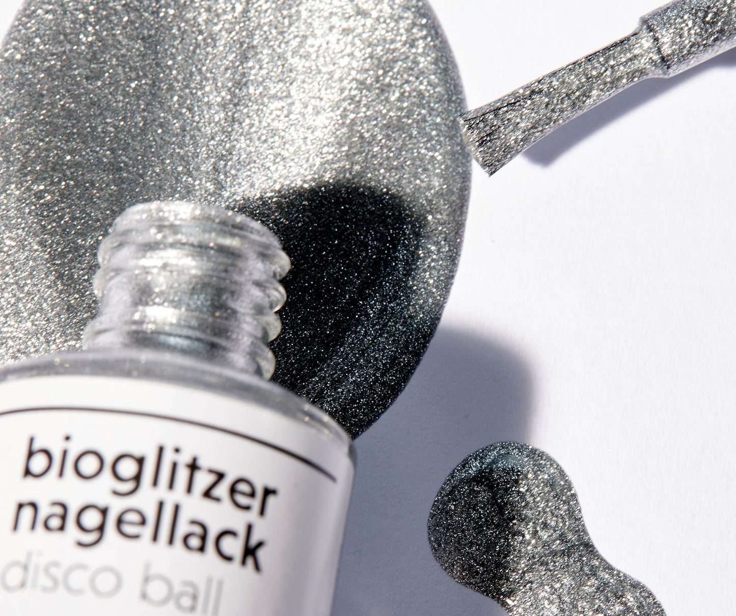 Bioglitzer Nagellack Disco Ball