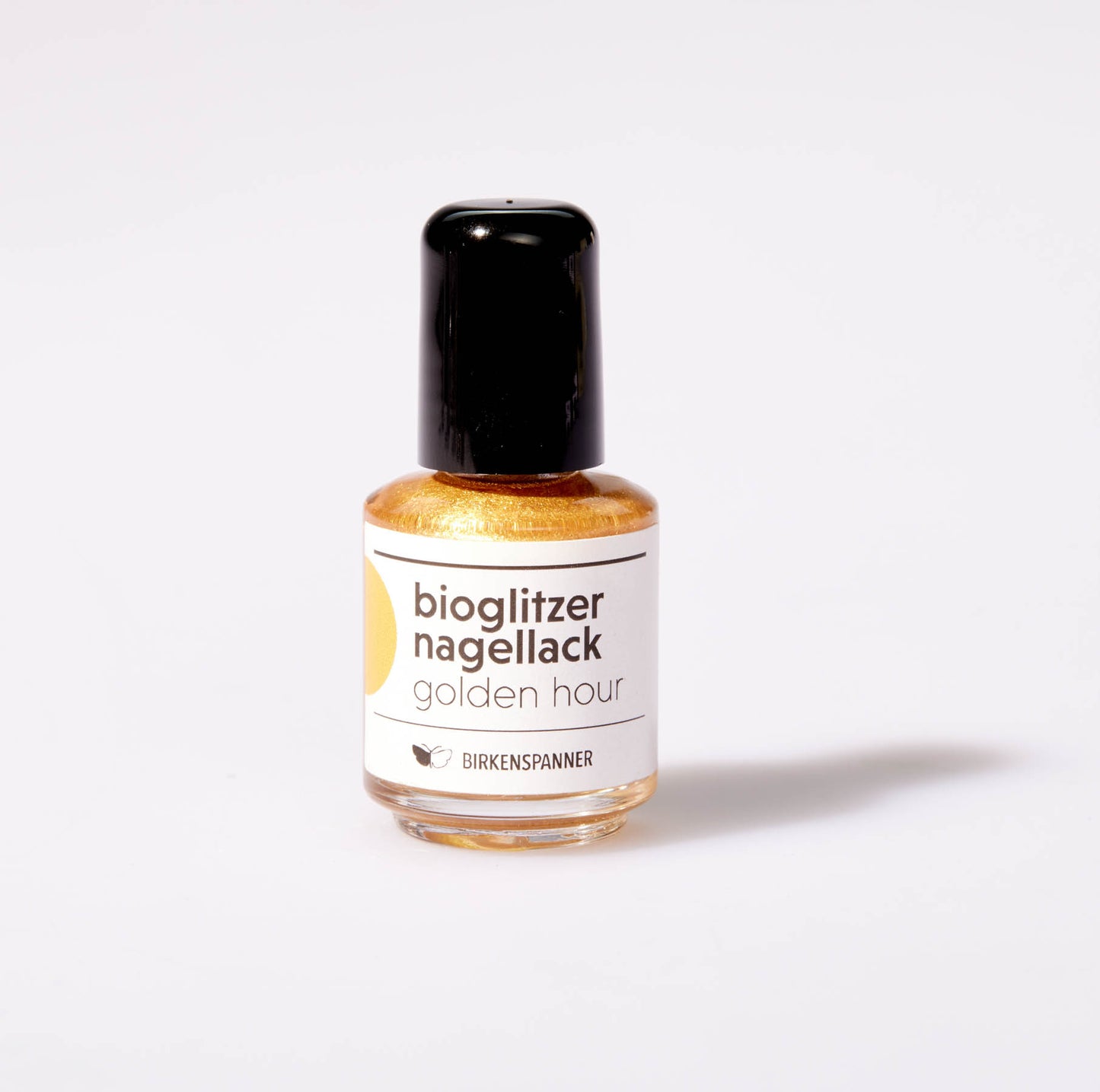 Bioglitzer Nagellack Golden Hour